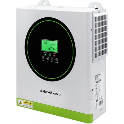 Qoltec Hybridní solární invertor pro autonomní provoz 1500W 100A 12V MPPT Sinus Možnost Wi-Fi Účiník 1,0 – Sleviste.cz