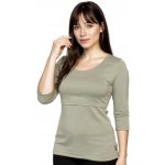 Jožánek kojicí tričko Kateřina 3/4 rukáv olivové – Zboží Dáma
