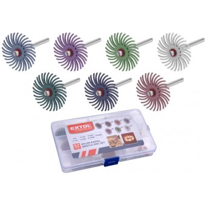 Extol 8803762 Disky radiální štětinové sada 52ks – Zboží Dáma