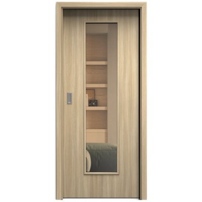 Sapeli Elegant Komfort M55 posuvné dub Hikari 60 x 210 cm Planibel bronz – Hledejceny.cz