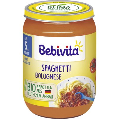 Bebivita 5+ Boloňské špagety 190 g