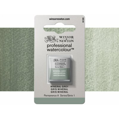 Winsor & Newton Professional akvarelová barva půlpánvička Mineral Grey – Zboží Dáma