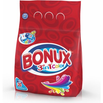 Bonux Color 3in1 prací prášek na barevné prádlo 20 PD 1,4 kg – Zbozi.Blesk.cz