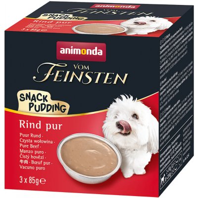 Animonda Vom Feinsten Adult Snack Pudding hovězí 3 x 85 g – Zbozi.Blesk.cz