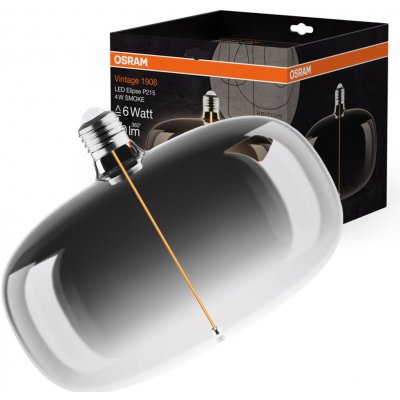 Osram E27 4W = 6W 60 lm 1800K teplá bílá Smoke Filament Dimmable Vintage 1906 – Zboží Živě