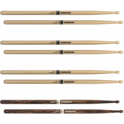 ProMark Rebound 5B Hickory Drumstick Acorn Wood Tip FireGrain 4-Pack – Zboží Mobilmania