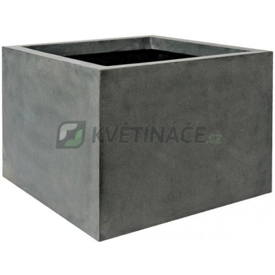 Fiberstone Square Grey nízký 110x110x70 cm
