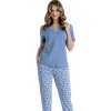 Alba 1451 dámské pyžamo modré