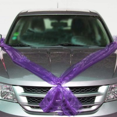 Šerpa na auto do tvaru V - fialová (1 set) – Zboží Mobilmania