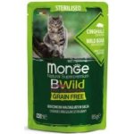 Monge BWILD Cat Grain Free STERILKA Divoké prase 28 x 85 g – Hledejceny.cz