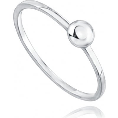 Minet JMG0224WSR zlatý prsten z bílého zlata s kuličkou – Hledejceny.cz