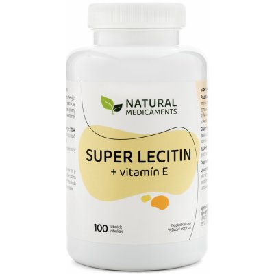 Natural Medicaments Super Lecitin + E 100 kapslí – Hledejceny.cz