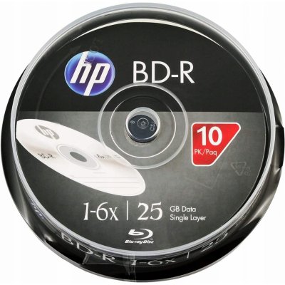 HP BD-R 25GB 6x, cakebox, 10ks (BRE000713) – Zboží Živě