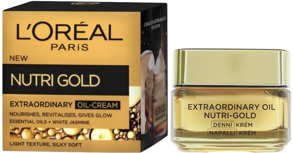 L'Oréal Nutri-Gold Extra výživný denní krém 50 ml od 225 Kč - Heureka.cz