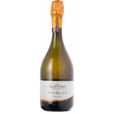 Kamil Prokeš vinařství Chardonnay Sekt Nicolas blanc de blancs extra brut 2020 12,5% 0,75 l (holá láhev) – Sleviste.cz