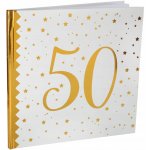 Kniha hostů Santex 50. Narozeniny 24 x 24 cm, 20 listů – Hledejceny.cz