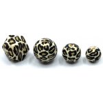 Silikonový korálek 14 mm leopard – Sleviste.cz