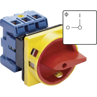 Kraus & Naimer KG20B.T203/01.E odpínač odblokovatelný 25 A 1 x 90 ° červená, žlutá 1 ks Piece – Hledejceny.cz