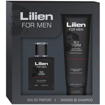 Lilien For Men Red Storm EDP 50 ml + sprchový gel 250 ml dárková sada