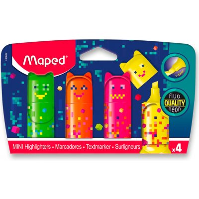 Maped Pixel Party Mini sada 4 ks 43602 – Hledejceny.cz