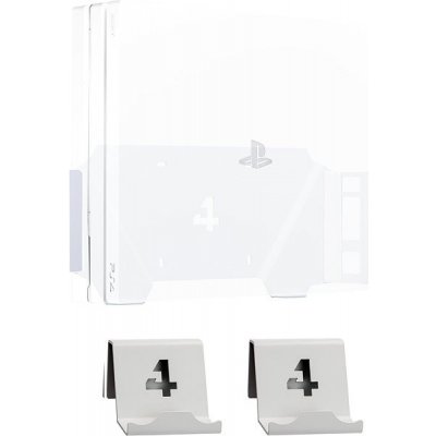 4mount Wall Mount PlayStation 4 Pro White + 2x Controller Mount