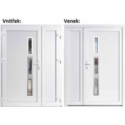 Soft Venus Inox Panel Plný Bílá/bílá 200 cm – Hledejceny.cz