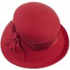 Klobouk Dámský plstěný klobouk červená Q1228 50122/03BD