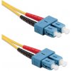 síťový kabel Ctnet 682020 optický patch, SC-SC 9/125 OS2, 2m