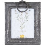 Kovový vintage fotorámeček s patinou – 20x25 cm – Zboží Živě