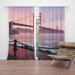 Sablio Závěs Golden Gate: 2ks 140x250cm – Hledejceny.cz