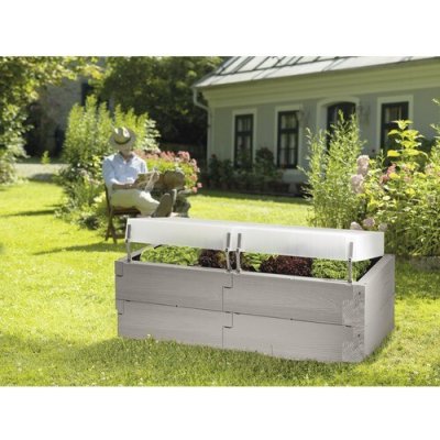 Juwel Vysoký záhon Timber plast 130 x 60 x 52 cm 20474 – HobbyKompas.cz