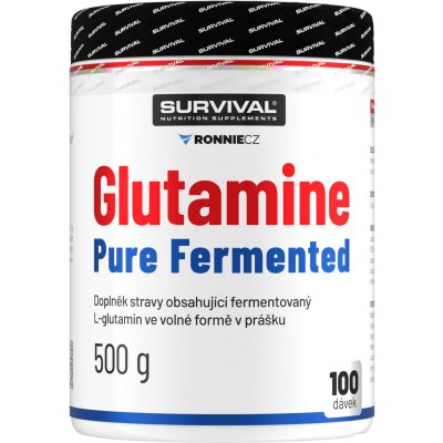 Survival Glutamine Pure Fermented 500 g – Zbozi.Blesk.cz