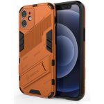 Pouzdro AppleKing odolné ochranné se stojánkem iPhone 12 mini - oranžové – Zboží Mobilmania