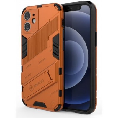 Pouzdro AppleKing odolné ochranné se stojánkem iPhone 12 mini - oranžové – Zboží Mobilmania