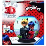 Ravensburger 3D puzzleball Kouzelná Beruška a Černý kocour 72 ks – Zboží Dáma