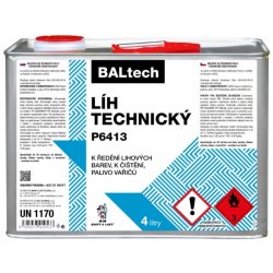 Barvy A Laky Hostivař Baltech technický líh P6413 4 l