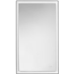 Nova Luce Černé závěsné zrcadlo s LED osvětlením Deca 120 x 70 cm – Hledejceny.cz