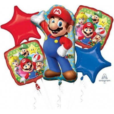 Sada foliových balonků Super Mario – Zboží Dáma