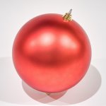 DECOLED Plastová koule prům. 30 cm červená matná – Zboží Dáma