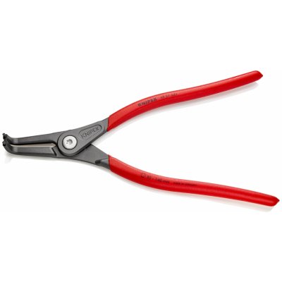 KNIPEX - Kleště precizní, na pojistné kroužky Ø 85-140mm - vnitřní, zahnuté - 305mm, velké opěrné plochy na hrotech (4921A41) – Hledejceny.cz