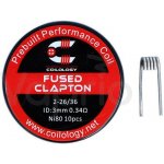 Coilology Fused Clapton předmotané spirálky Ni80 0,34ohm 10ks – Hledejceny.cz