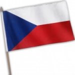 Vlajka Česká republika s žerdí mávací 45 x 30 cm – Zboží Dáma