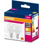 Osram 2PAK LED žárovka LED E14 P45 4,9W = 40W 470lm 2700K Teplá bílá 200° VALUE OSRVALU7307 – Hledejceny.cz