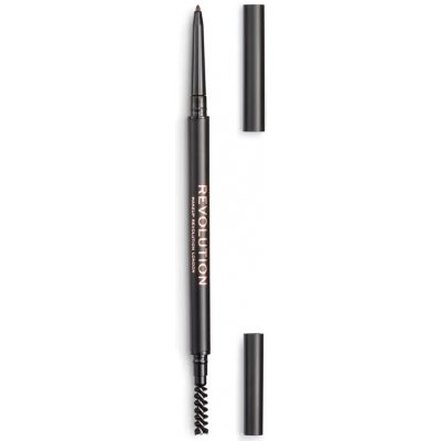 Makeup Revolution Precise Brow Pencil precizní tužka na obočí s kartáčkem Medium Brown 0,05 g – Sleviste.cz