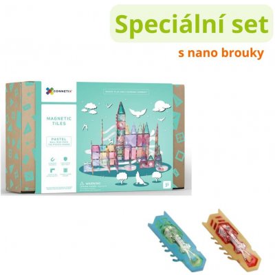 Connetix Pastel Creative Pack, 120 ks – Zboží Dáma