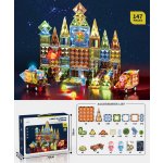 Mamido Magnetická svítící stavebnice 147 dílů Crystal Max – Zboží Mobilmania