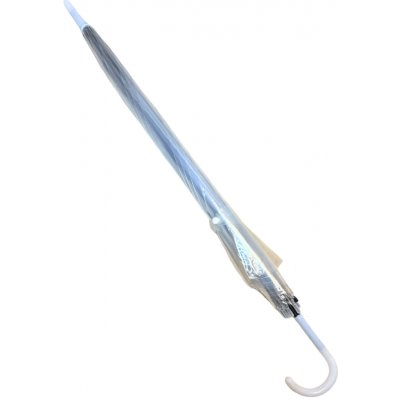 Průhledný deštník 10140-1 bílý – Zbozi.Blesk.cz