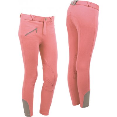 Q essentials Rajtky Junior s kolenními záplatami dětské flamingo pink – Zboží Dáma