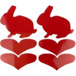 ShamanRacing Samolepky reflexní set hroch 6 ks červená – Zboží Dáma