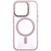 Pouzdro a kryt na mobilní telefon Apple WG Iron Eye Magnet Apple iPhone 15 Pro růžové